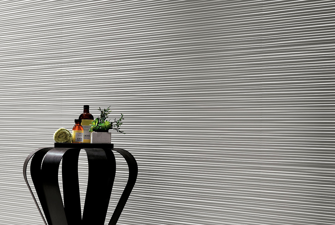 Плитка для стен 3D WALL DESIGN LINE WHITE MATT